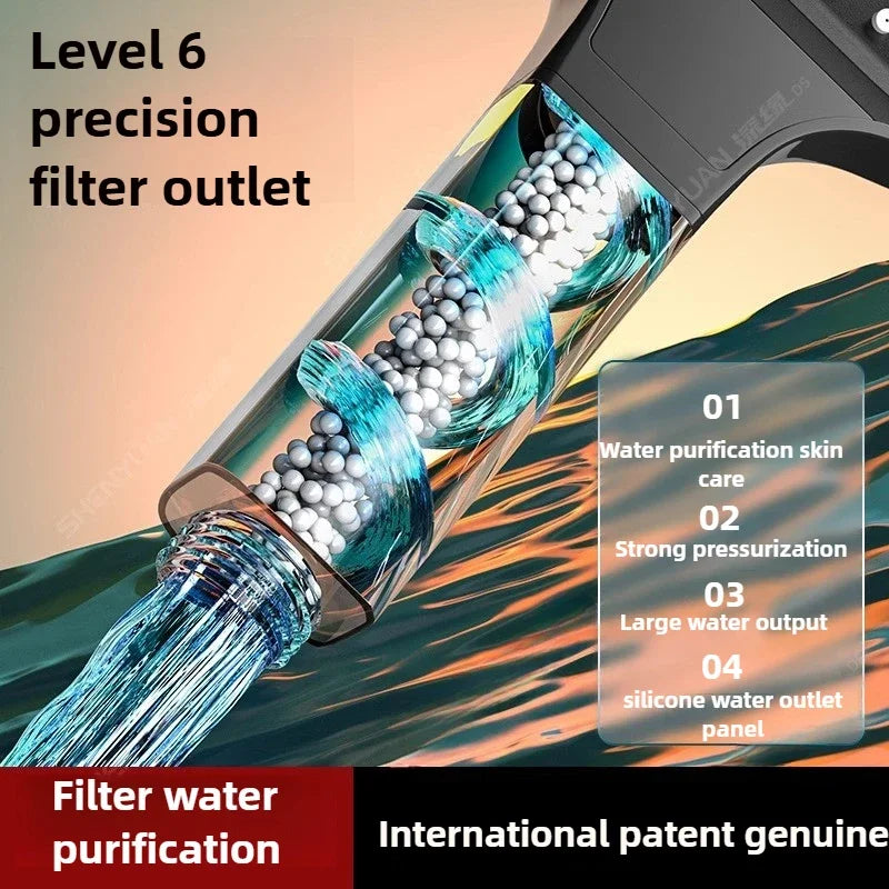 High Pressure Shower Head 3 Modes Adjustable Filter Shower Head Set New Bathroom Shower Head Accessories Sprayer