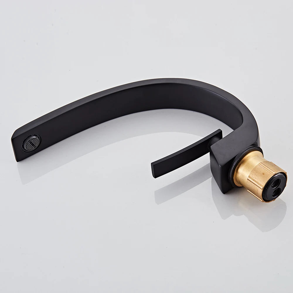 BAKALA  Washbasin Design Bathroom Faucet Mixer Waterfall  Hot and Cold Water Taps For Basin Of Bathroom F6101-1