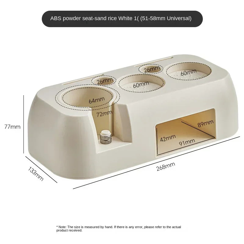 Coffee Tamper Station 51/53/54/58mm Universal ABS Espresso Portafilter Storage Rack Coffee Dispenser Holder Base Coffee Utensils