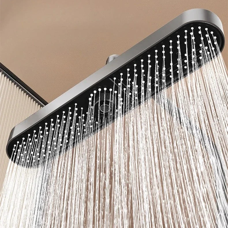 480mm Top Rain Showerhead 3 Mode Adujustable Supercharge Rainfall Spray High Pressure Shower Head Bathroom Accessories