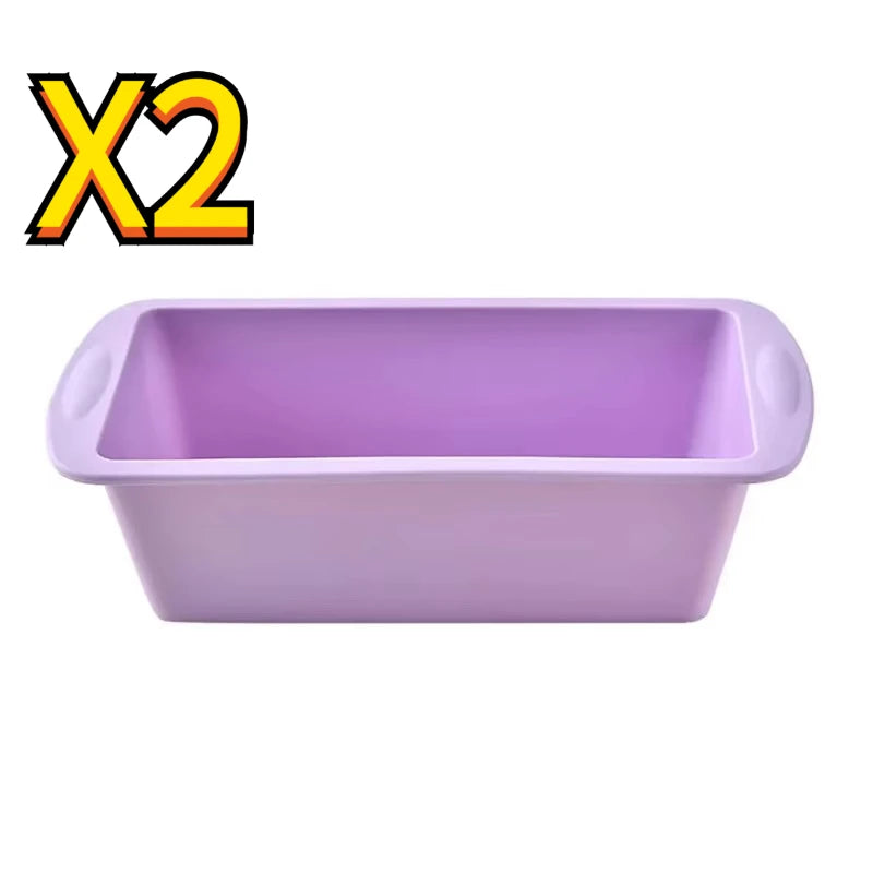 1Pc Household Rectangular Silicone Mold Candy Toast Mould Easter Bread DIY Kitchen Supplies Cake Bakeware Pan Baking Tools