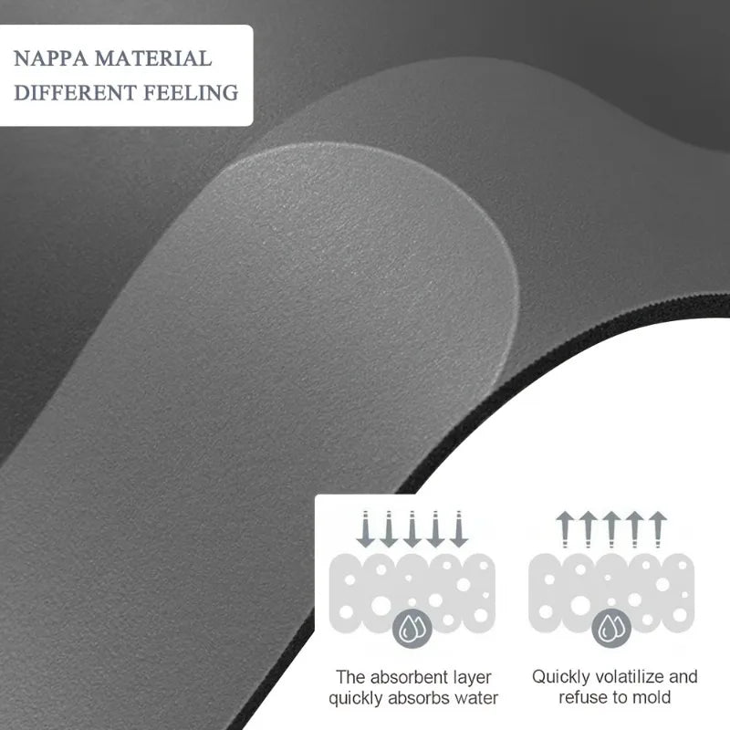 Diatomaceous Earth Bath Mat Super Absorbent Non Slip Fast Drying Soft Floor Mat for Bathroom Shower Laundry Bedroom Kitchen RV