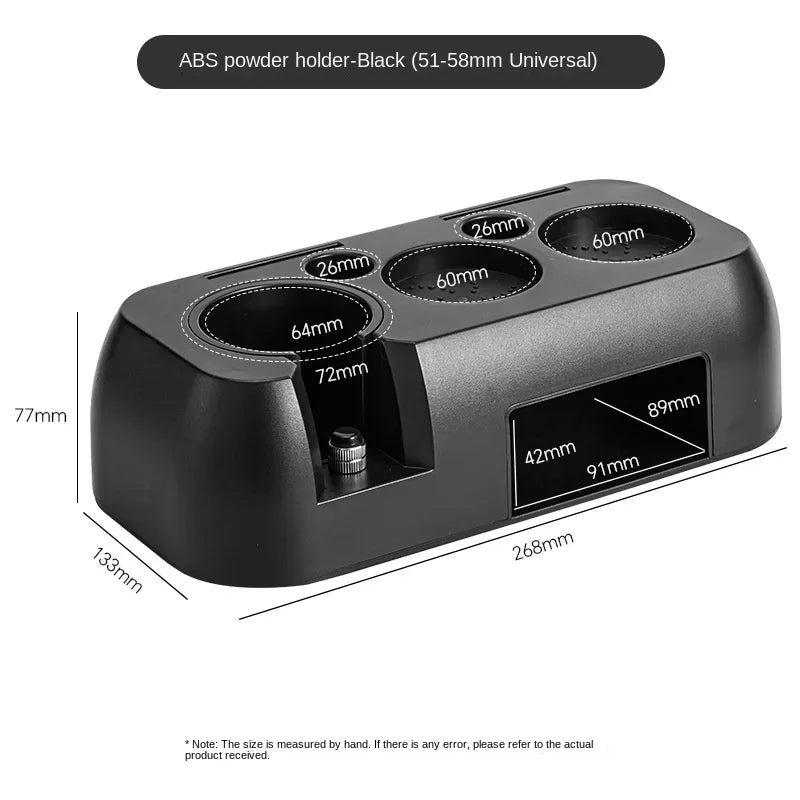 Coffee Tamper Station 51/53/54/58mm Universal ABS Espresso Portafilter Storage Rack Coffee Dispenser Holder Base Coffee Utensils