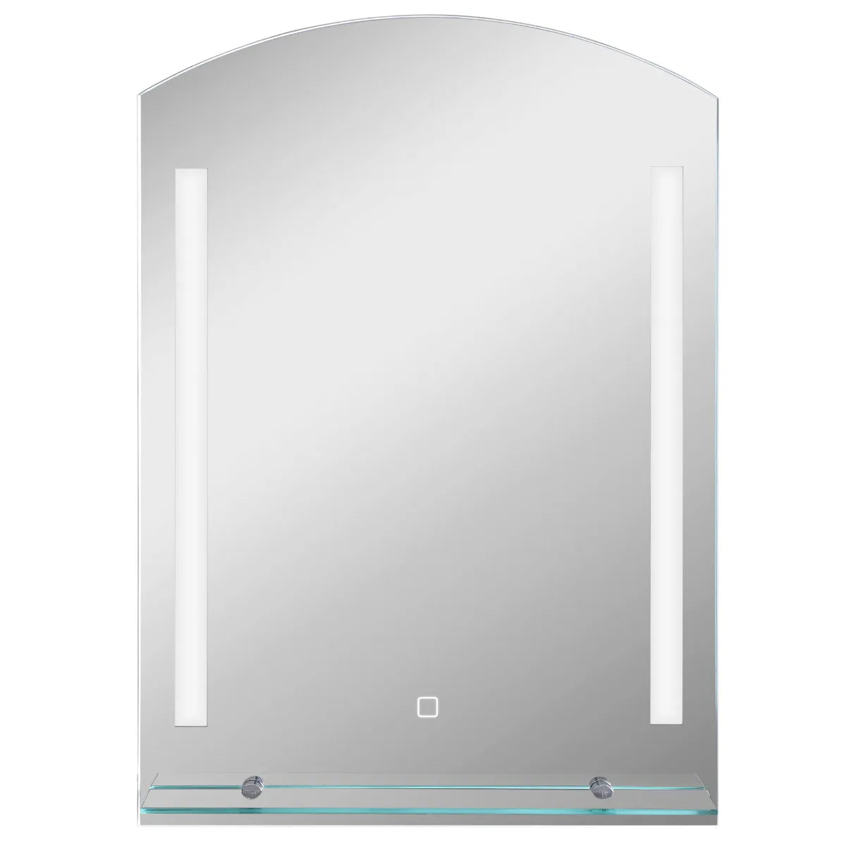 50x70cm LED Bathroom Mirror, 3 Light Colors IP44 Touch Control Memory Function