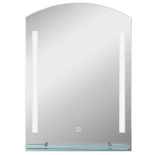 50x70cm LED Bathroom Mirror, 3 Light Colors IP44 Touch Control Memory Function