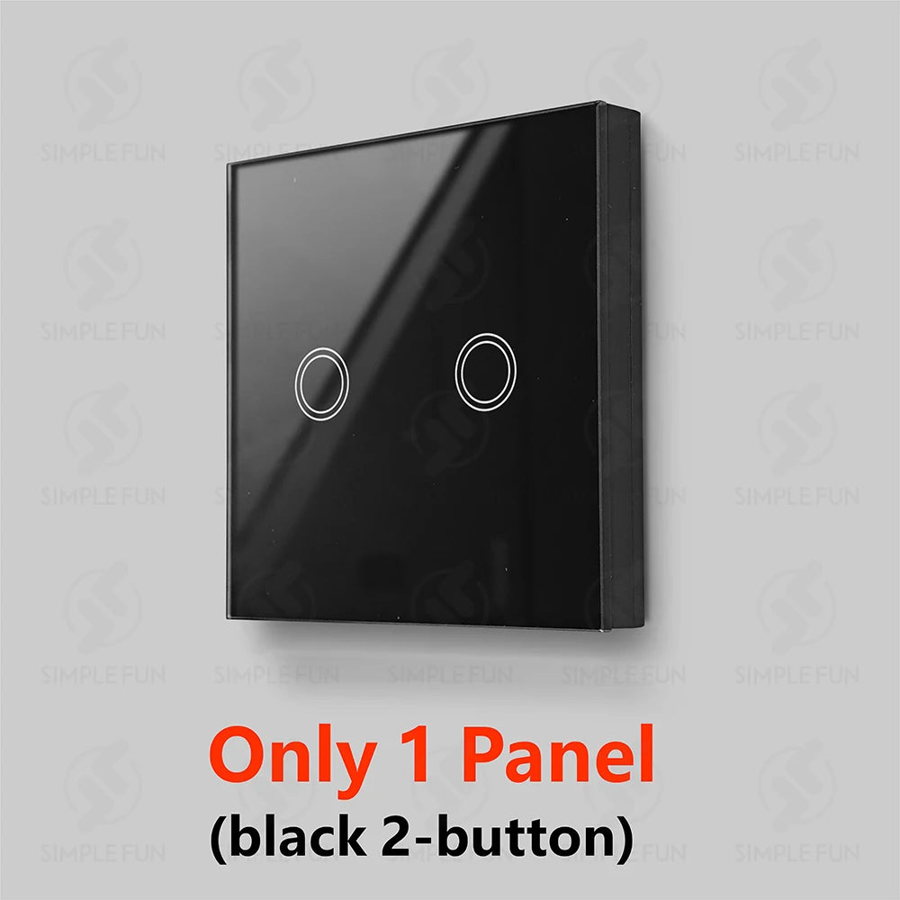 433Mhz 86-Type Wireless Touch Panel Remote Control Light Switch 110V~250V 10A Mini RF Relay Interruptor for Lamp/Home Appliance