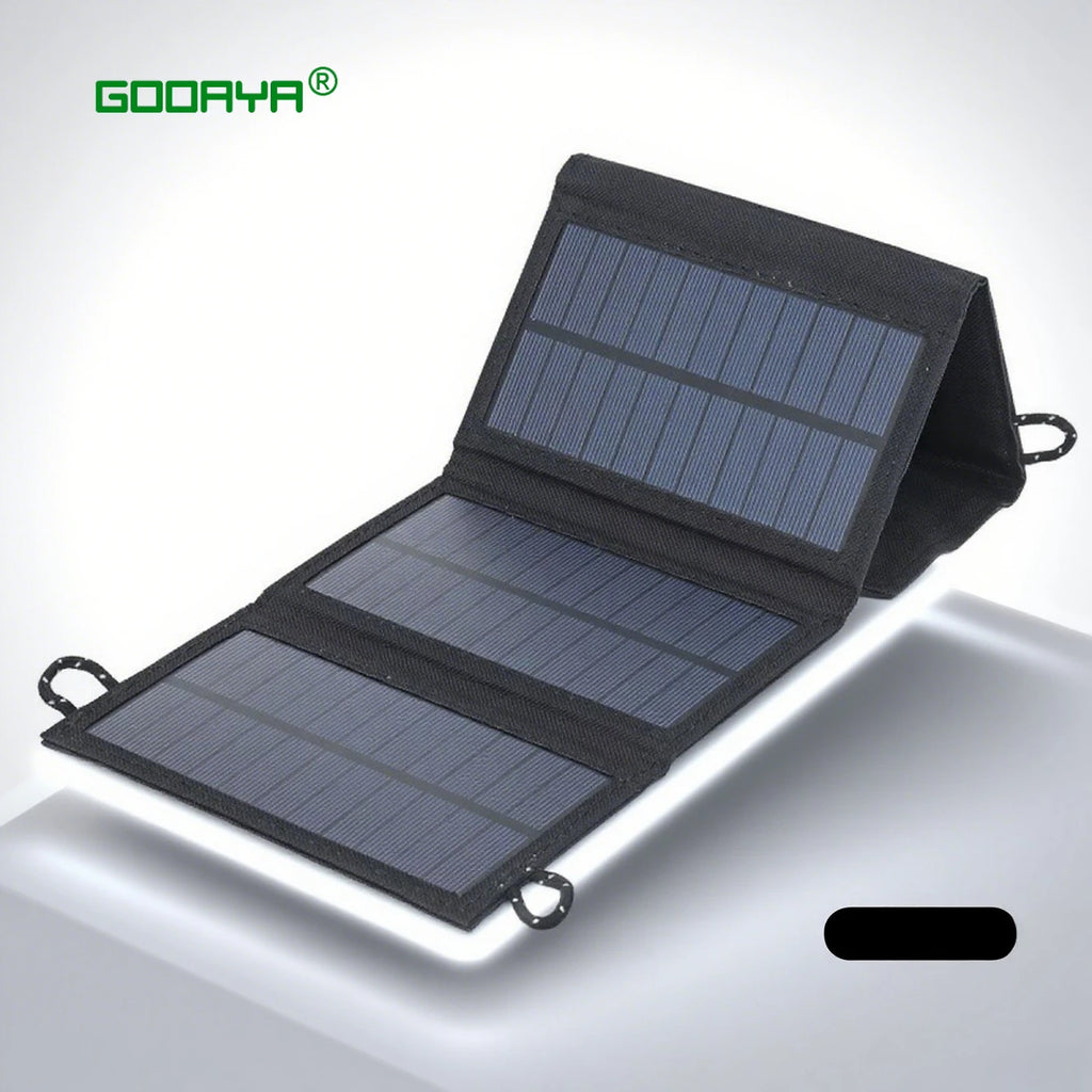4 fold 100W Foldable solar panel 20w/h portable solar panels Fast charger USB 5V DC Full time solar panel mobile power supply