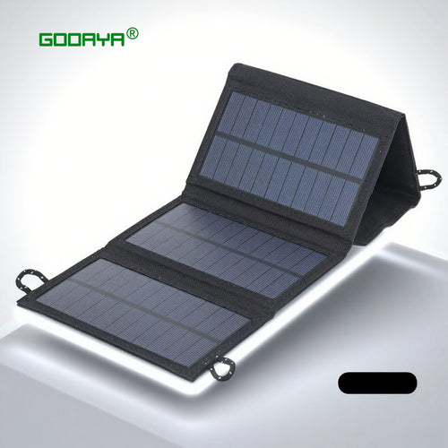 4 fold 100W Foldable solar panel 20w/h portable solar panels Fast charger USB 5V DC Full time solar panel mobile power supply