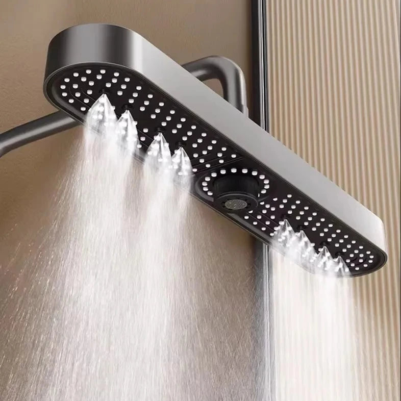 480mm Top Rain Showerhead 3 Mode Adujustable Supercharge Rainfall Spray High Pressure Shower Head Bathroom Accessories