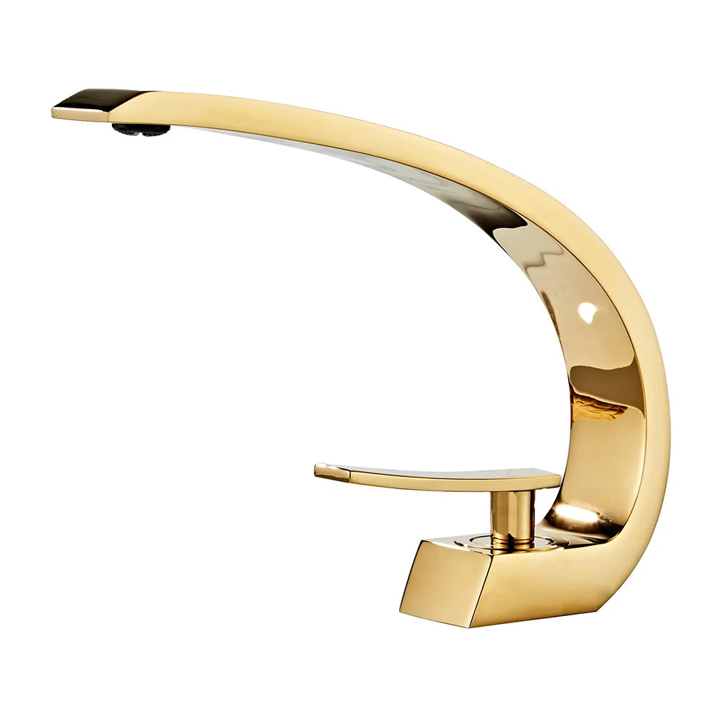 BAKALA  Washbasin Design Bathroom Faucet Mixer Waterfall  Hot and Cold Water Taps For Basin Of Bathroom F6101-1